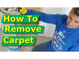 how to remove old carpet dyi carpet