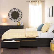 Prepac Sonoma Full Wood Storage Bed Bbd