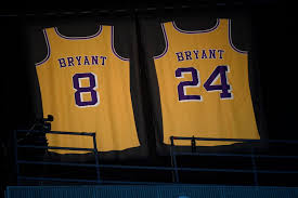 Los angeles lakers 8 kobe bryant jersey purple statement edition stitched. Grammys 2020 Kobe Bryant S Lakers Jerseys Lit Up In Staples Center