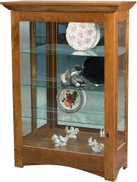 leda curio cabinet amish curio