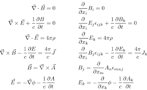 Equations For The Potentials