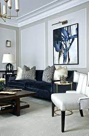 navy blue and white living room decor