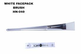 white facepack brush