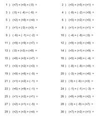 Easy order of operations worksheet without parentheses or exponents. Order Of Operations Pedmas With Integers 2 Worksheet
