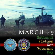 Today is National Vietnam War Veterans ...