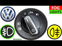 how to turn on fog lights on vw you