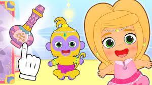 BABY LILY Dresses up as a Little Genies ✨ Children's Cartoons - YouTube