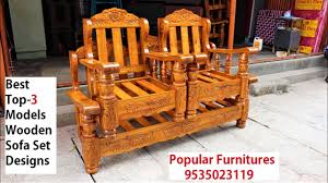 sofa design wooden indian clearance