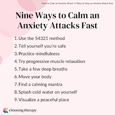 stopping an anxiety tips for