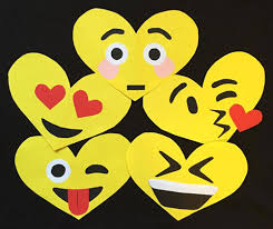 Heart Shaped Emoji Valentines