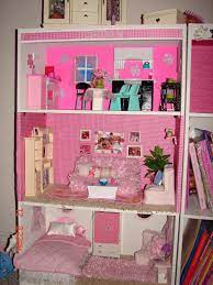 A twin nursery room for a boy and a girl, room lamp, round. Diy Barbie House From A Shelf A Girl And A Glue Gun