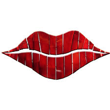 large y lips dÉcor wall art