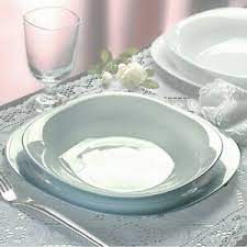 opal glass dinnerware dining plate