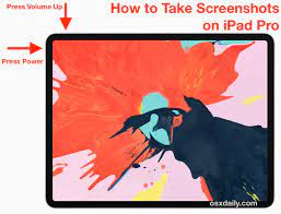 how to take screenshots on new ipad pro