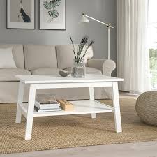 Tables ikea solid vejmon side end coffee round designer table with shelf 2 colours 60cm home furniture diy goldenvillainn com. Lunnarp White Coffee Table 90x55 Cm Ikea