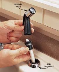 replace a sink sprayer and hose diy