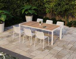 White Stackable Outdoor Dining Chair