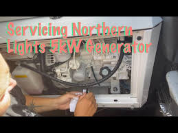 servicing our northern lights generator