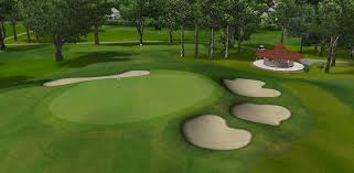 Golf courses for international tournaments. The Royal Selangor Golf Club