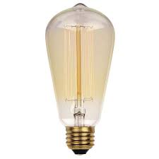 Historic Houseparts Inc Antique Reproduction Bulbs Incandescent Light Bulb 40 Watt St20 Timeless Vintage Inspired Edison Light Bulb