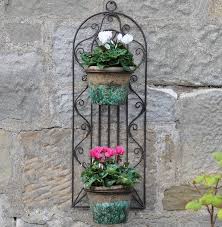 Gothic Wall Double Plant Pot Holder