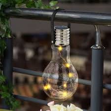 Led Solar Outdoor Pendant Light Bulb