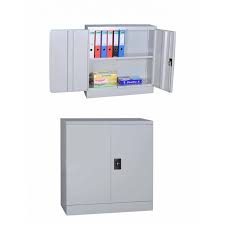 2 door low height steel file cabinet in