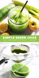 green juice you can make without a juicer