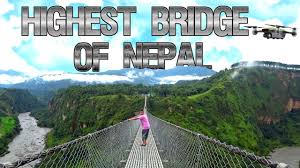 KUSHMA PARBAT - HIGHEST BRIDGE OF NEPAL (कुश्मा पर्बत ,अग्लो पुल ) - YouTube