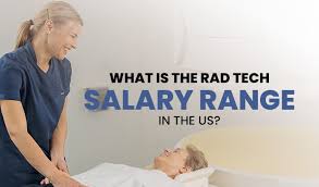 rad tech salary range in the us by