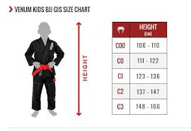 Venum Gi Size Chart Www Bedowntowndaytona Com