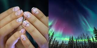 latest trend aurora nails
