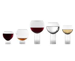 inspired by small bistro wine glasses