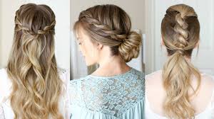Whether you have straight or curly hair. 3 Easy Rope Braid Hairstyles Missy Sue Youtube