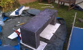 How To Build A Concrete Garden Bench