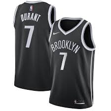 Free standard shipping on orders over $50. Men S Brooklyn Nets Kevin Durant Nike Black 2019 20 Swingman Jersey Icon Edition
