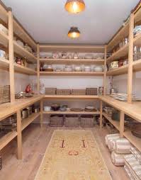 Basement shelving should be raised off the floor. 25 Incredible Basement Storage Ideas For Inspiration Pantry Shelving Wood Closet Shelves Pantry Design