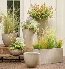 Modern Textured Cylinder Planter In