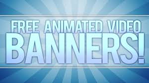 free animated video banner template