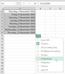 working days excel workday function