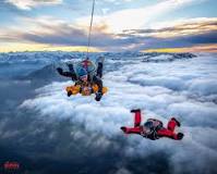 Wie lange dauert ein Fallschirmsprung aus 3000 m?