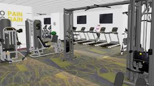 layout design commercial fitness
