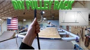 build a simple garage pulley rack