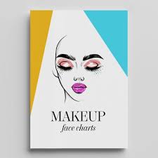 makeup face charts skit books