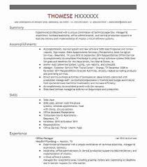 Business Office Manager Resume Airexpresscarrier Com