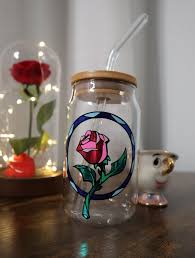 Beast Rose Beer Can Glass Stained Glass