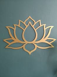 Lotus Metal Wall Art Lotus Flower Decor