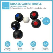 drakes carpet bowls indoor bowls set