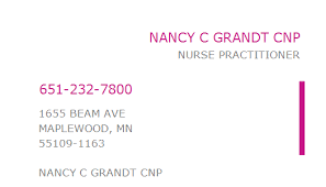 1891753828 npi number nancy c grandt