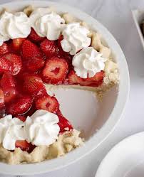 fresh strawberry pie southern plate